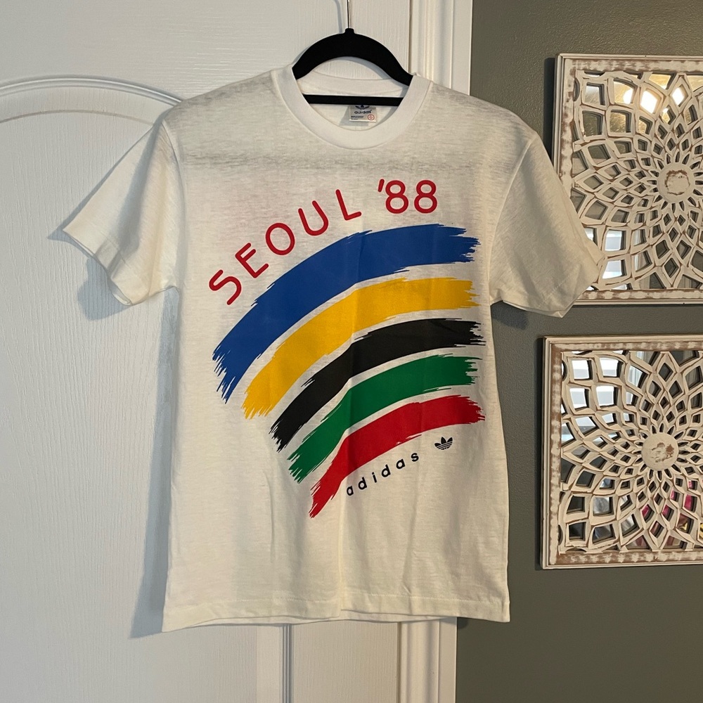 Vintage Adidas Olympic 1988 Seoul T-shirt